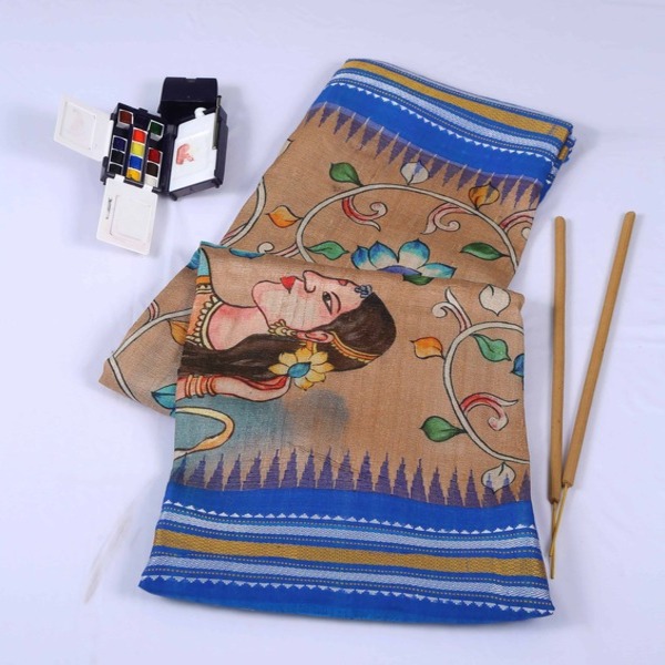 Pure Tussar Vidarbha Silk Saree